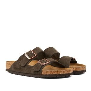 Birkenstock Arizona Brown Suede Buckle Sandals Women’s 40